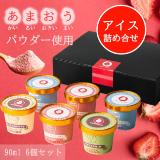 アイスクリーム あまおうパウダー使用 90ml 6個セット